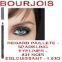 BOURJOIS REGARD PAILLETE SPARKLING EYELINER #31 NOIR EBLOUISSANT - 1.03G