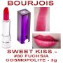 BOURJOIS SWEET KISS - #80 FUCHSIA COSMOPOLITE - 3g: 