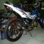 Jual suzuki satria f150 biru putih terawat