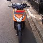JUAL HONDA BEAT FI 2014 ORANGE BIRU