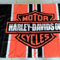 Spanduk Banner Motor Harley Davidson Polyester.90x150cm