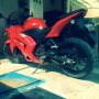 Jual Ninja 250 2009 merah orisinil