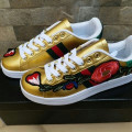 Sneakers Gucci Bordir Bunga