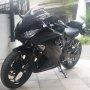 kawasaki ninja 250 fi 2012 hitam aksesoris diketeng