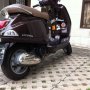 Jual Vespa Piaggio LX 150 Coklat 2012 Mulus