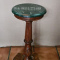 Meja lampu marmer hijau dm 30cm