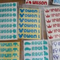 Sticker Nama Mini / Label Nama / Cutting Sticker (Ica)