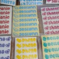 Sticker Nama Mini / Label Nama / Cutting Sticker (Ica)