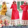 Baju Hijab -  SC2187 Nola Flowy Maxi Bergo 