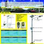 SOLAR CELL PJU SINGLE ARMATURE/ 1LAMPU 10W HIGH POWER LED, DISTRIBUTOR LAMPU JALAN DI PALANGKARAYA
