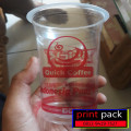 Sablon Gelas Cup Plastik - 16 Oz 8 Gram SA