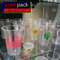 Sablon/Printing GELAS Thai Tea (GELAS CUP PLASTIK OVAL PP)16oz 8gram