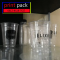 Gelas Thai Tea Sablon/Printing (GELAS CUP PLASTIK PET) 22oz