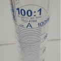 measuring cylinder blue graduation schott Duran,gelas ukur kaca hydro jar