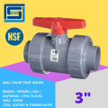 Cpvc Ball valve socket thread spears ansi 3inches,true union 2000