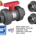 pvc Ball valve socket thread spears ansi 3inches,true union 2000