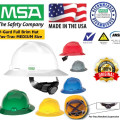 helmet full brim fastrack msa USA original hard hat,helm topi proyek asli