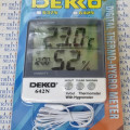 dekko 642 N Thermohygrometer digital,alat ukur suhu kelembapan udara