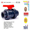 pvc true union ball valve socket npt sch80 3/4 inch epdm, cek kran