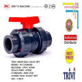 pvc true union ball valve socket npt sch80 2 inch epdm, cek kran
