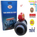 pvc true union ball valve socket soc sch80 1 inch epdm, cek kran