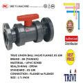 ball valve flange ansi 150 pvc duraflow 1 1/2 Inch,true union upvc SH