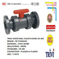 pvc ball valve flange ansi 150 duraflow  1/2 Inch,true union upvc SH
