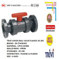 ball valve flange ansi 150 pvc duraflow 4 Inch,true union upvc SH