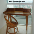 meja kerja ala retro