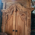 Pintu ukir kayu jati