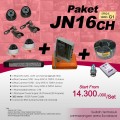 PAKET JN16CH DVR JUAN 16 Channel HDD EFFIO Gen-01 Harga Murah