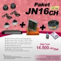 PAKET JN16CH DVR JUAN 16 Channel HDD EFFIO Gen-02 Harga Murah