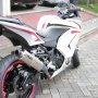 Jual Kawasaki Ninja 250 full modif bulan 4 2012 putih