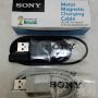 Magnetic Charging Cable Sony Smartphone Z1 compact,  Z1, Z2, Z3 compact dan Z3  Black dan White. 