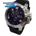 Alexandre Christie AC6295 Silver Black Leather