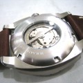 EXPEDITION E6656 Silver Case Brown Leather