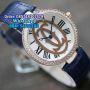 CARTIER Diamond Circle Leather for Ladies