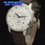 MONTBLANC Classic Leather Silver White Dial Brown