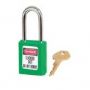 Thermoplastic Safety Padlock 410GRN