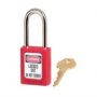 Thermoplastic Safety Padlock 410RED