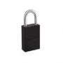 High Visibility Anodized Solid Aluminum Padlocks 6835BLK,1&quot; Vertical Shackle Clearance Keyed Differe