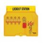 Laminated Steel 4 Lock Padlock Station 1482BP3