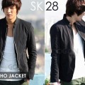 Blazer Black Style Sleting Lee Min Ho Edition