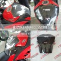 half tankpad kevlar ninja 250 -300 Injecion