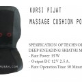 Kursi Pijat Elektrik Portable Turun Naik Massage Chusion Jmg Advan Termurah