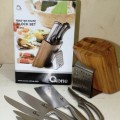 OX 982 Pisau Dapur Baja Master Knife Block Set  Stainless OxoneCutterset Terbaik Nakami