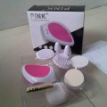 Beauty Korea Set Pink Skiner Pembersih Wajah Bebas Komedo Jerawat Kapas Skinner Murah