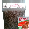 Makanan Kucing Murah Maxi Cat food Chicken &amp; Tuna - Repack 250gr