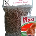 Makanan Kucing Murah Maxi Cat food Chicken &amp; Tuna - Repack 500gr