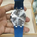 jam  AUDEMARS PIQUET RUBBER BLUE CRONOGRAPH FOR MAN